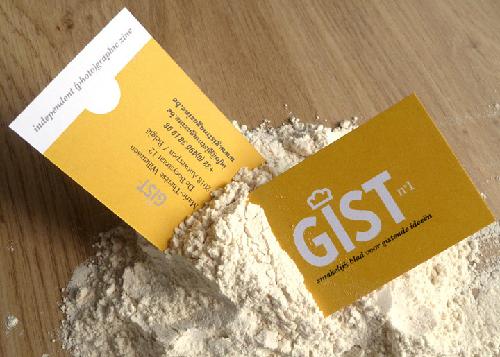 Ontwerp visitekaartje & logo GIST-magazine
