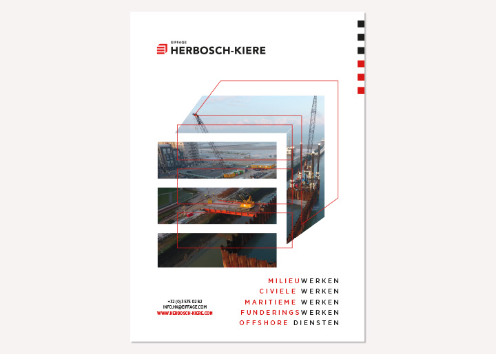 Ontwerp voorstel advertentie Herbosch-Kiere (mogelijk affiche) met foto verwerkt in vergroot logo contour 02
