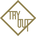 logo TryOutDesign creative graphic agency antwerpen